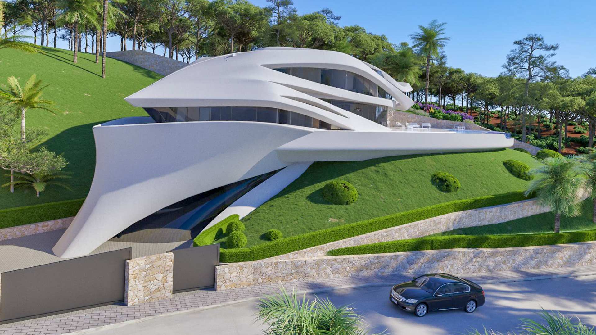 Spektakuläre Villa mit Meerblick zu verkaufen in Javea